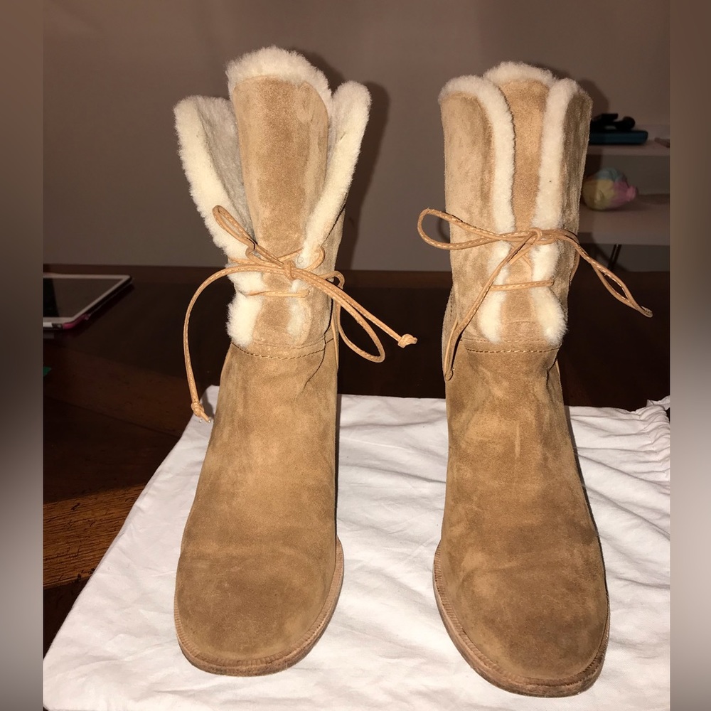Ugg Jerene Tan Lace up Boots